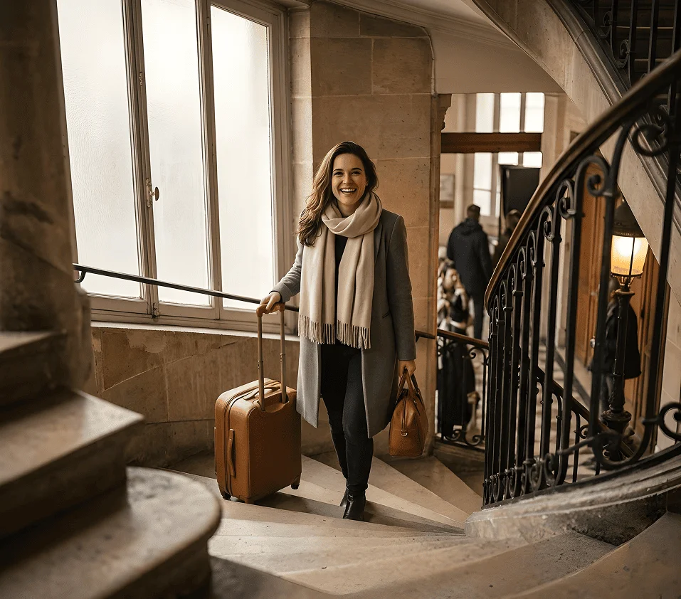 Paris By Me - What Paris stairs do to your luggage and your dignity