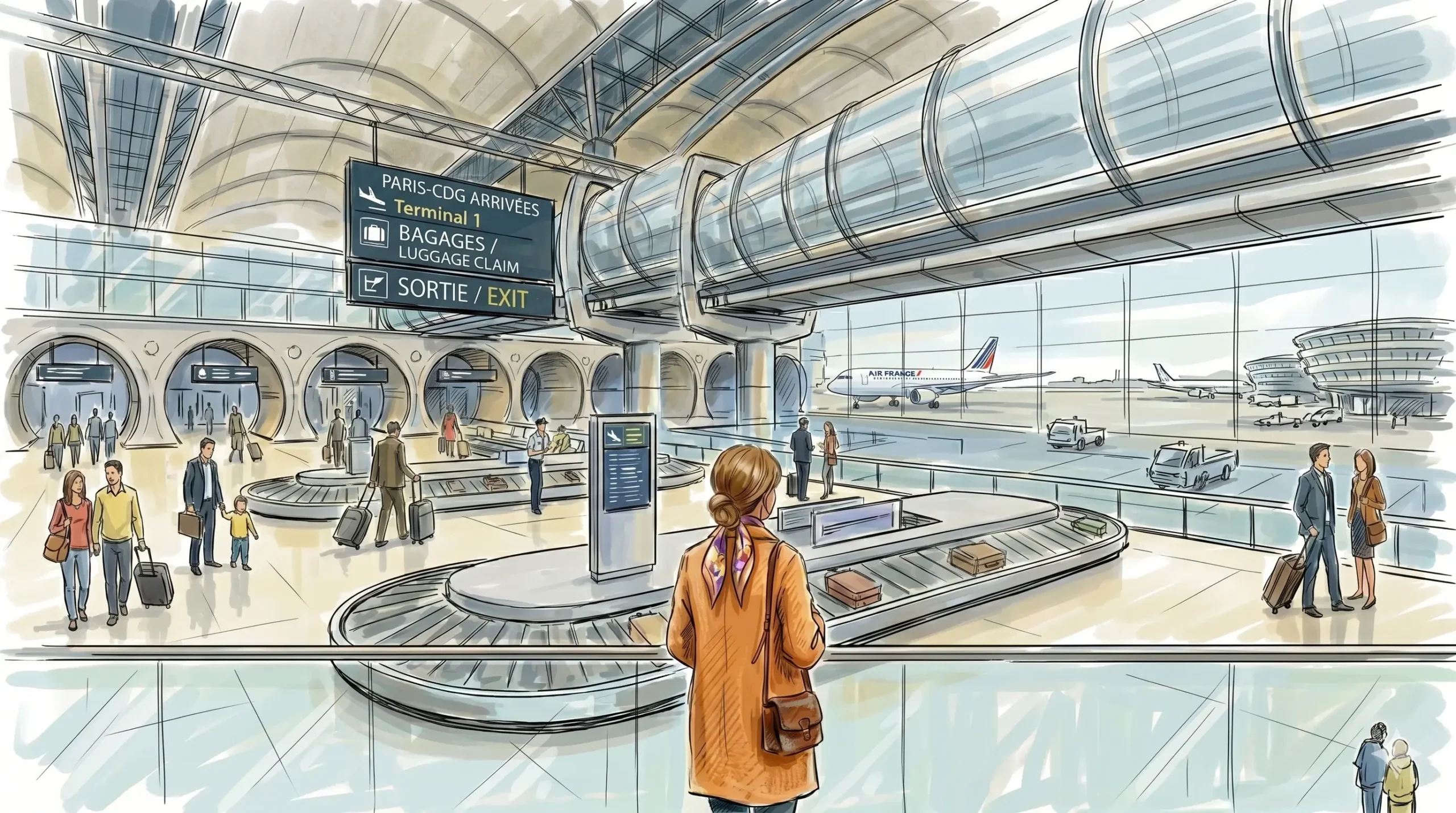 Paris Charles de Gaulle Airport first time