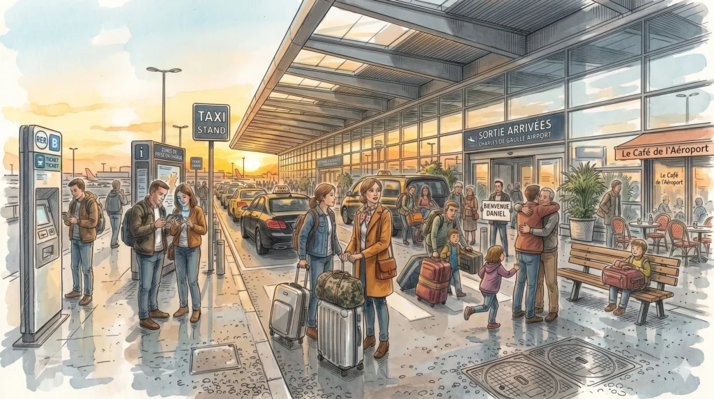 Paris airport: train, taxi, or Uber?