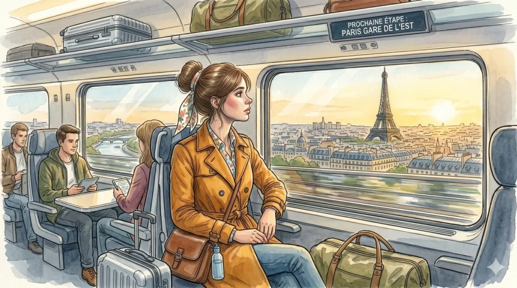 Paris train view